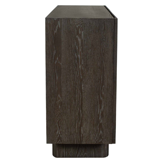 Phineas - 3 Door Modern Cabinet - Woodtone