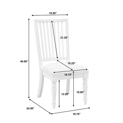 Madison Ridge - Farmhouse Side Chair (Set of 2) - Buff Gray
