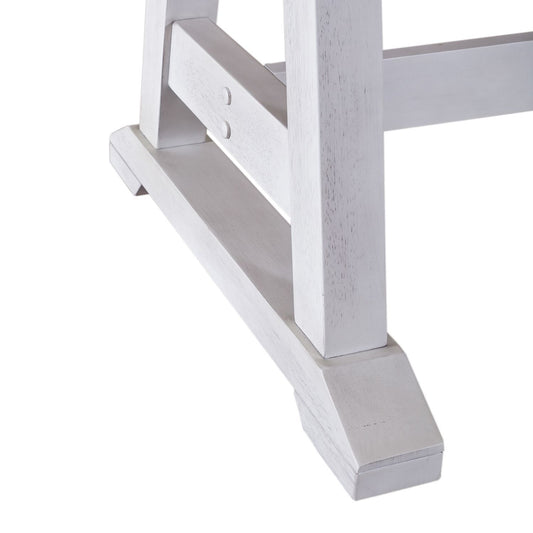 Lindsey Farm - Trestle Table Base - Weathered White & Sandstone