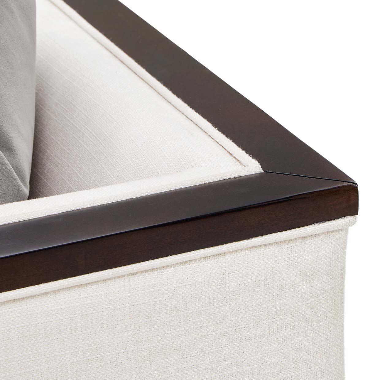 Belmont Place - Loveseat - Cream / Espresso