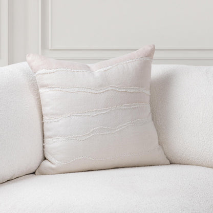Villa Classics - Bikram 22" x 22" Accent Pillow - Ivory / Natural
