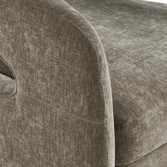 Breis - Swivel Barrel Chair - Gray