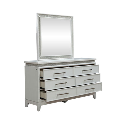 Reflections - 6 Drawer Dresser With Lights