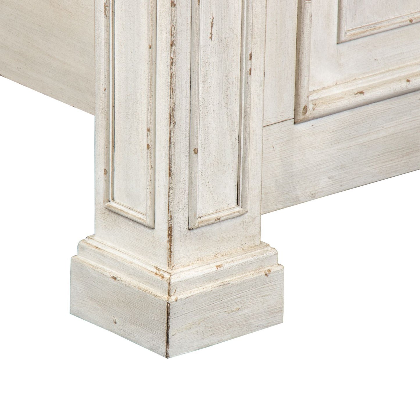 Big Valley - Queen Mansion Footboard - Whitestone