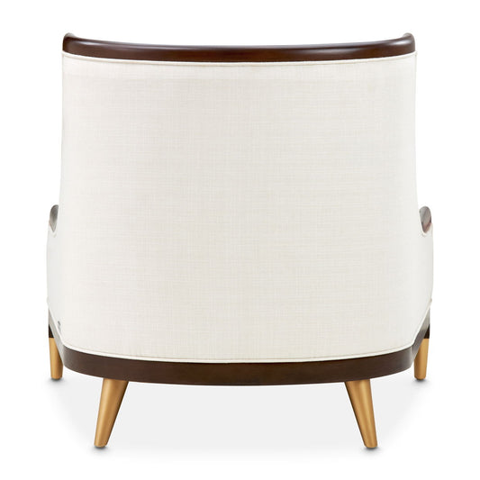 Belmont Place - Accent Chair - Cream / Espresso