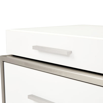 Marquee - Nightstand - Cloud White