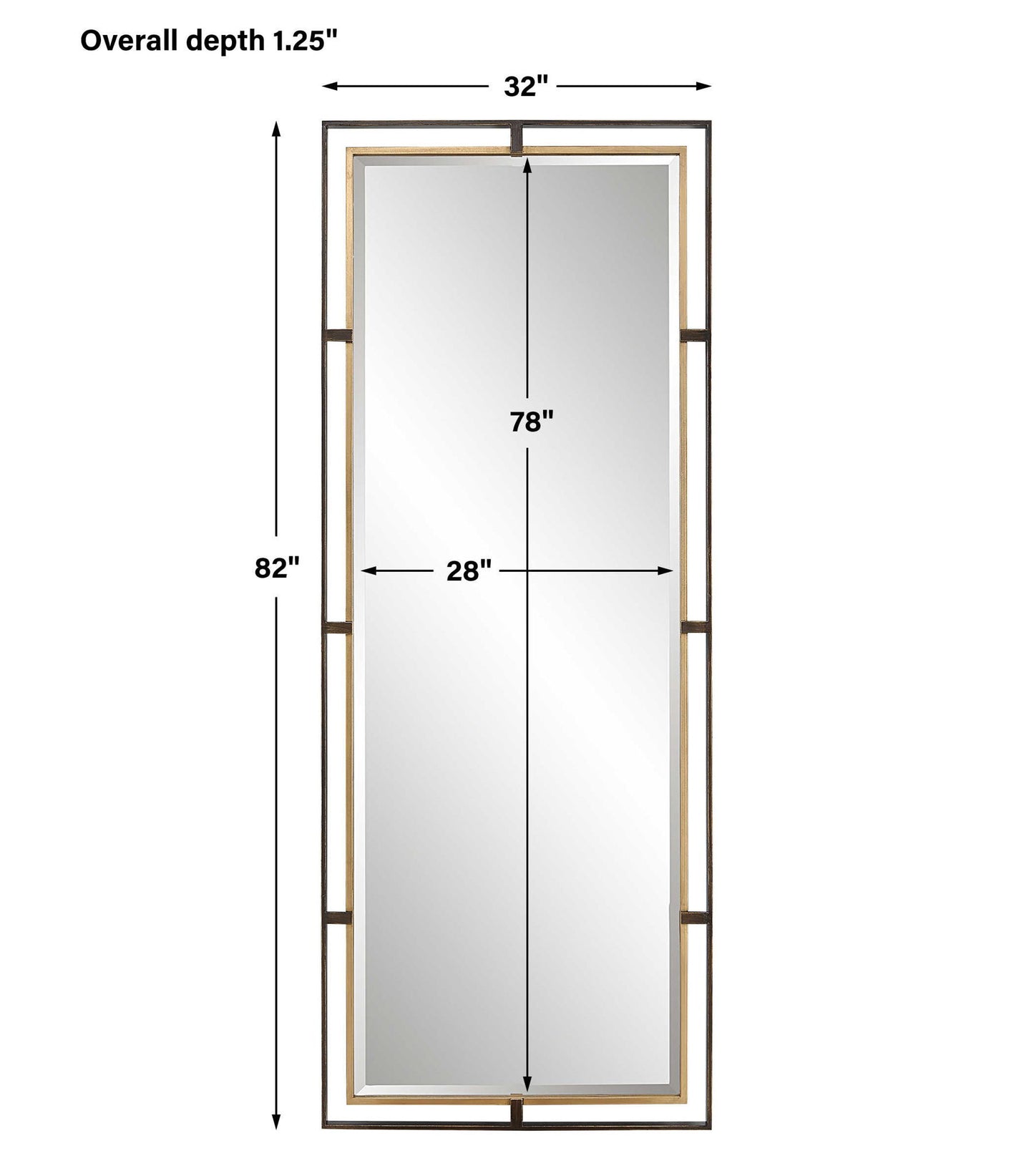 Carrizo - Rectangle Mirror