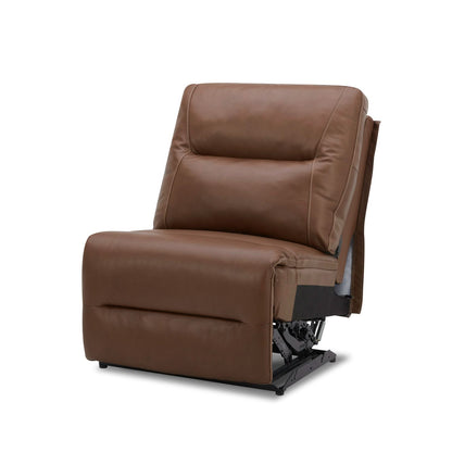 Cameron - Armless Recliner P3 & ZG - Dakota Saddle