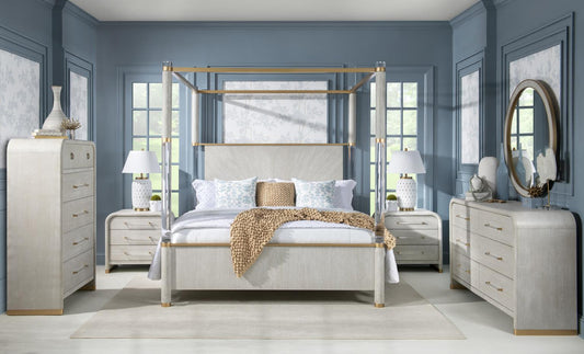 Miramar - Panel Bed Canopy Acrylic Posts
