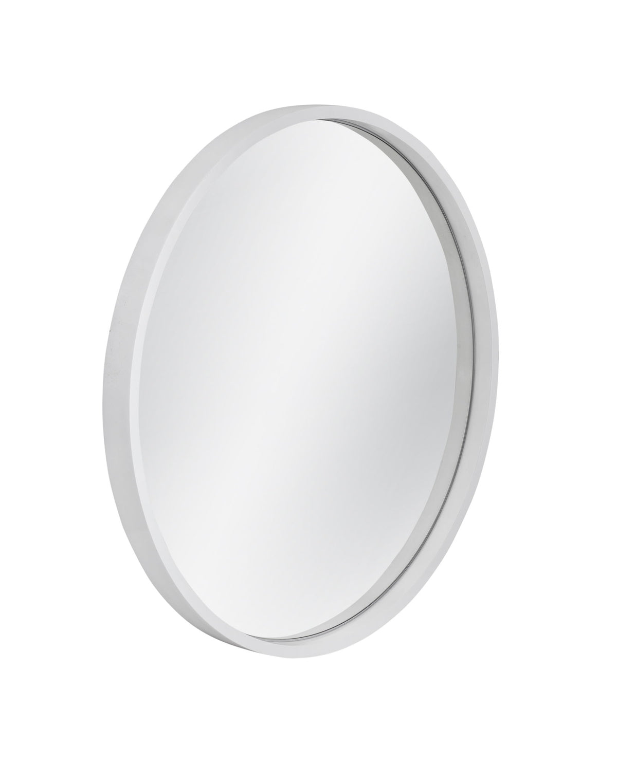 Cyprus - Wall Mirror - Glossy White