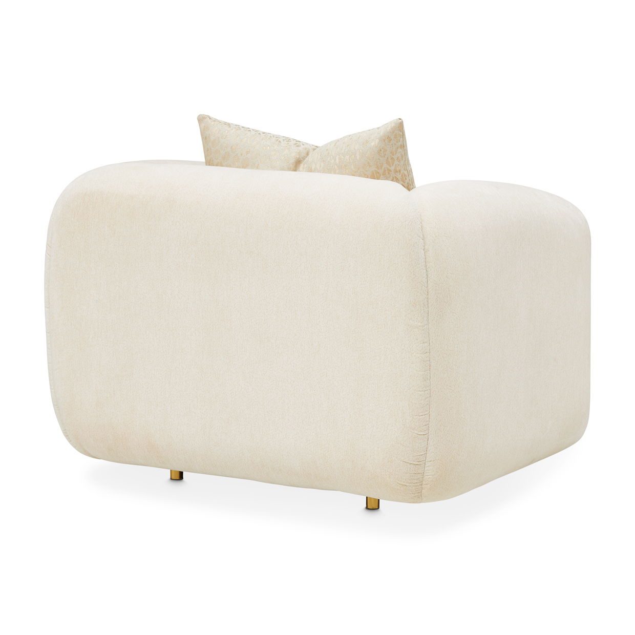 Sassani - Accent Chair - Crepe / Gold