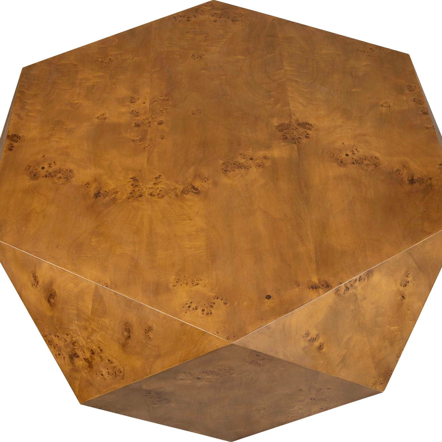Hughes - Geometric Coffee Table - Dark Brown