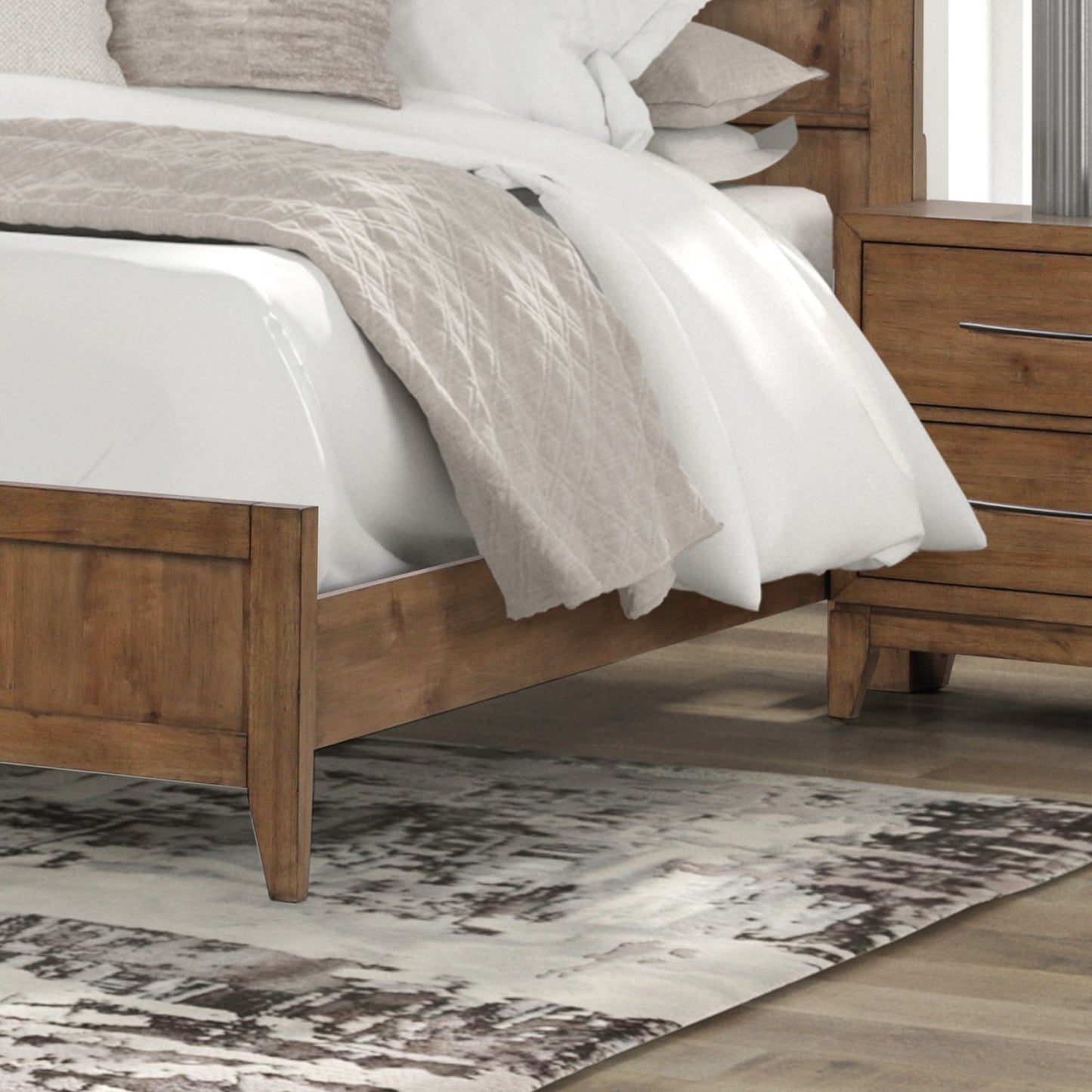 Shaker Lakes - Panel Bed Rails - Harvest Brown