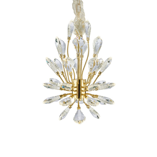 Michael Amini Lighting - Astra 18" Crystal LED Chandelier - Gold