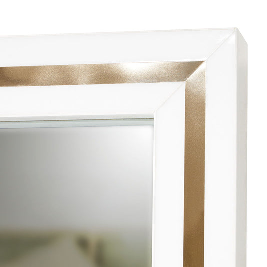 Palm Gate - Wall Mirror - Cloud White