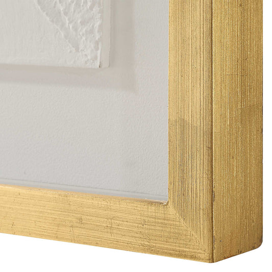 Fourfold - Framed Prints (Set of 4) - Gold