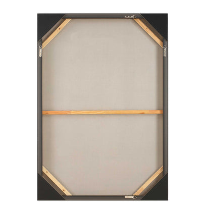 Interference - Hand Painted Canvas - Dark Brown