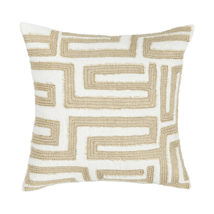 Villa Classics - Mateo 22" x 22" Pillow - Metallic Gold / Ivory