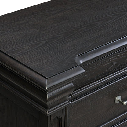 Kings Court - 3-Drawer Nightstand (Sliding Top)