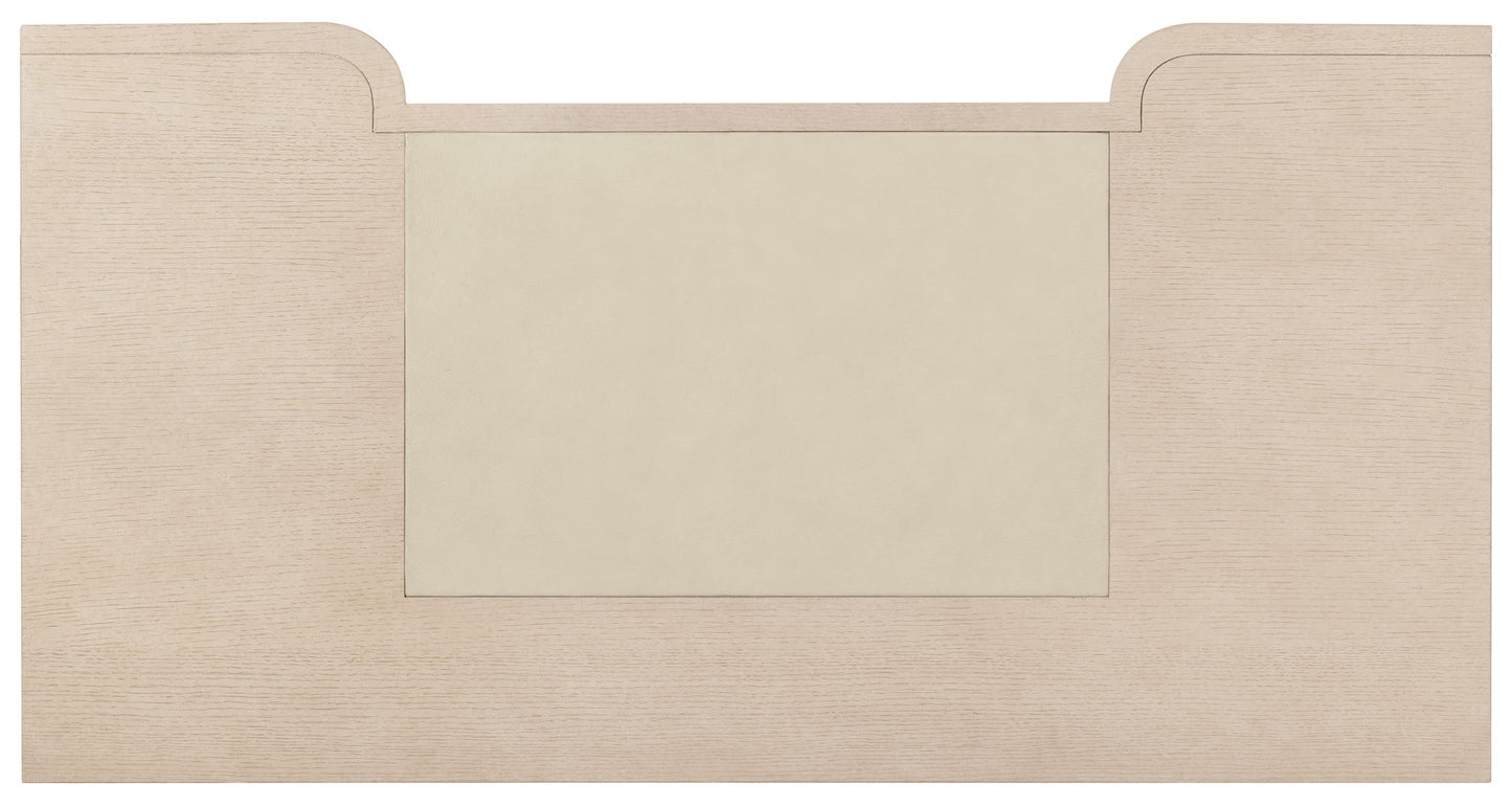 Marlowe - Knee-Hole Desk - Polished Limestone