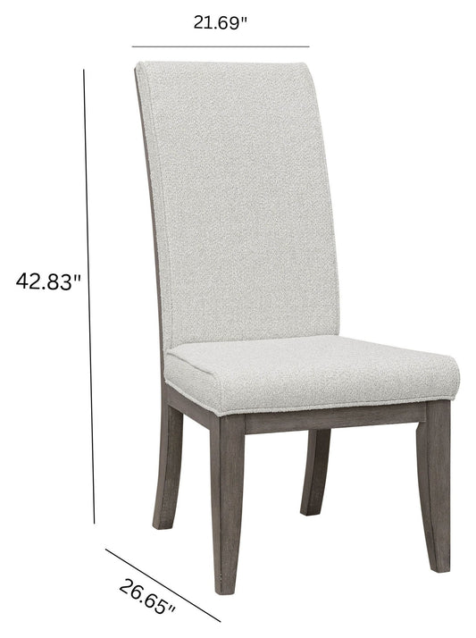 Anderson Park - Upholstered Side Chair (Set of 2) - Moose Trail / Frontier Brown