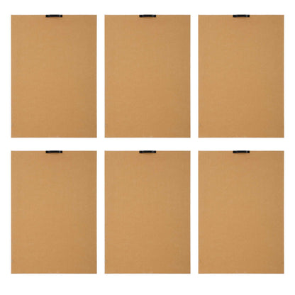 Wild Flourish - Framed Floral Prints (Set of 6) - Light Brown