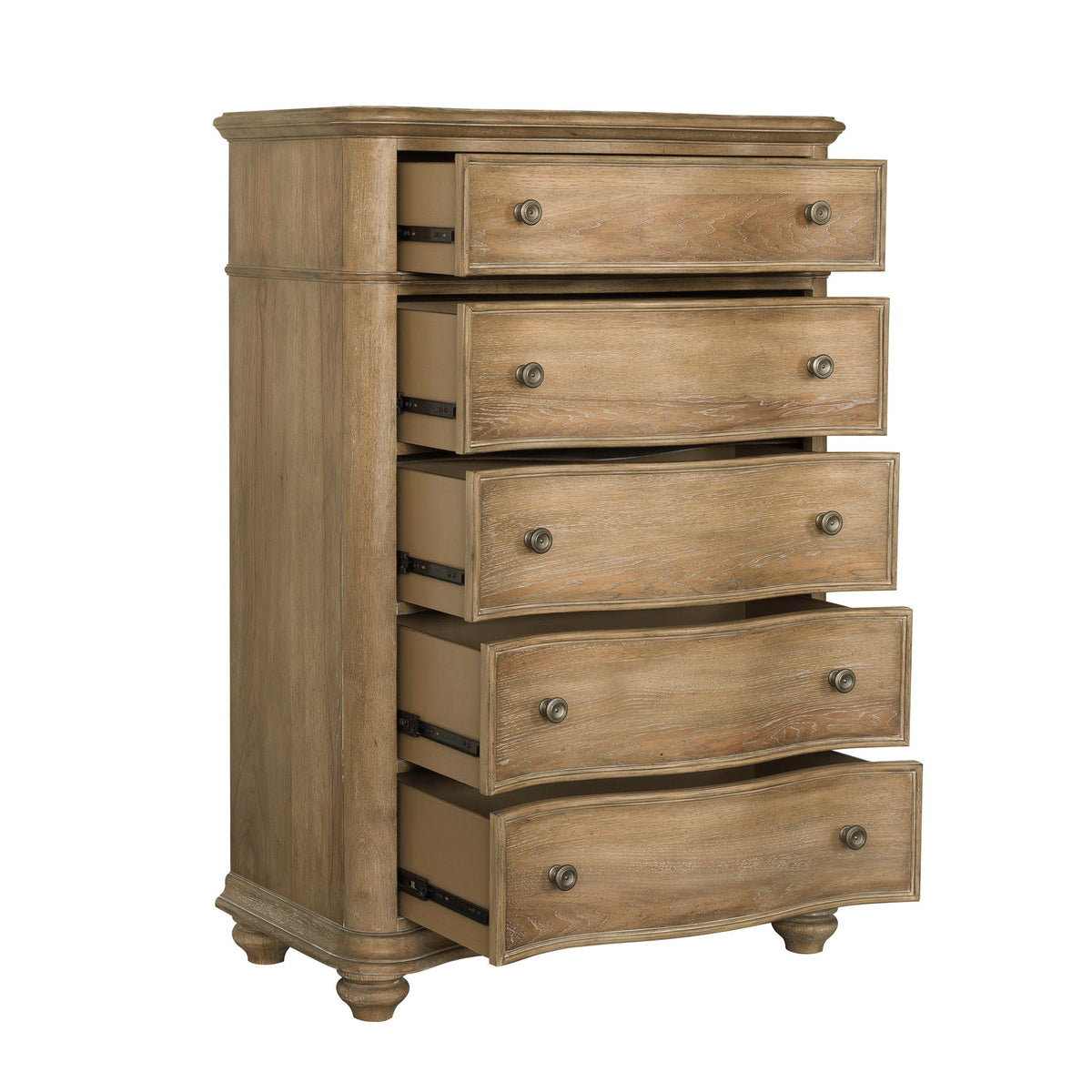 Weston Hills - 5 Drawer Chest - Flax Seed