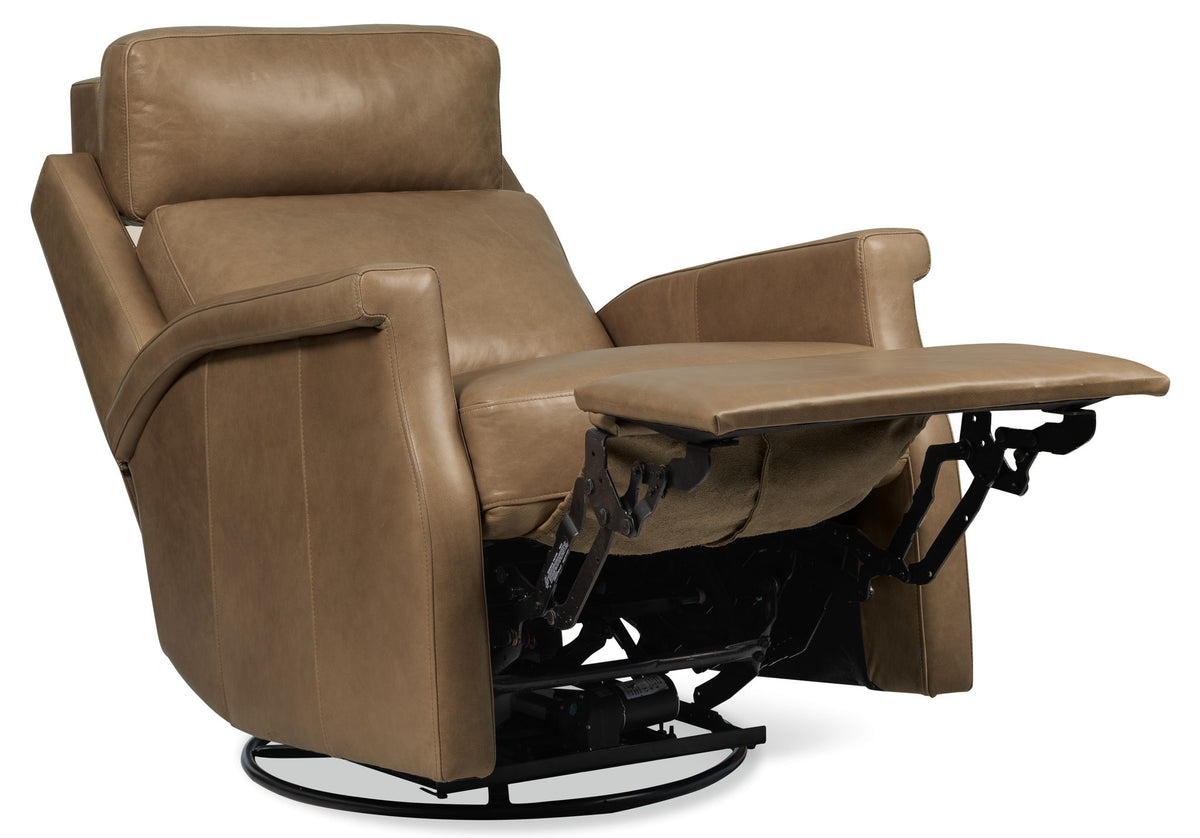 RC - Kaufman ZG Swivel Power  Recliner With  Pop-Up Headrest