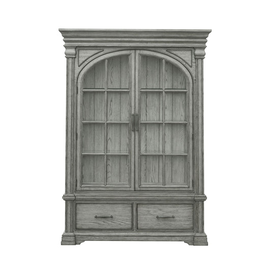Madison Ridge - China Cabinet - Light Oak