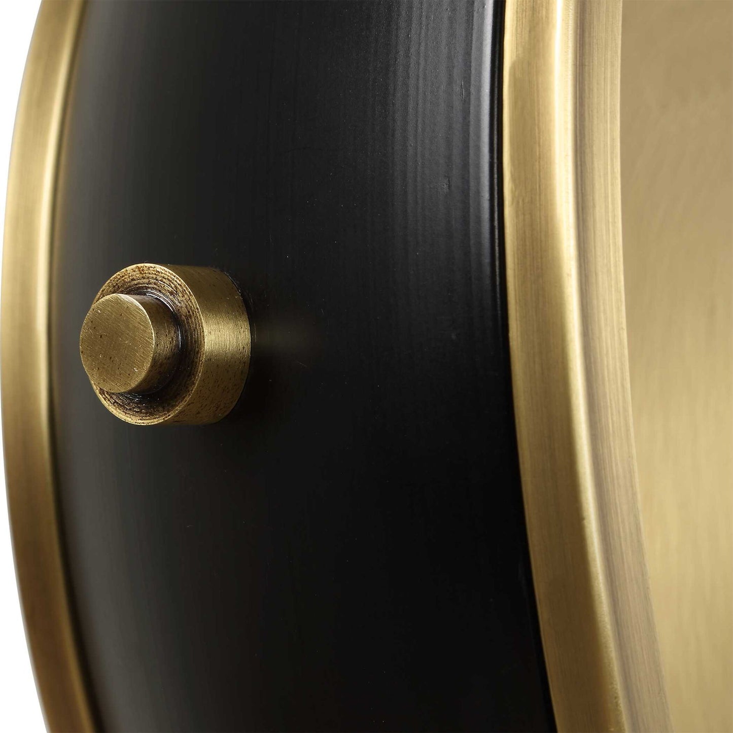 Velar - Modern Table Clock - Black / Gold