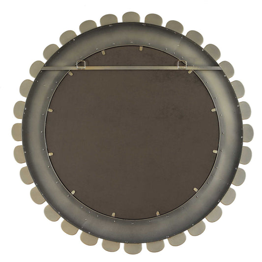 Miran - Glass Round Mirror - White