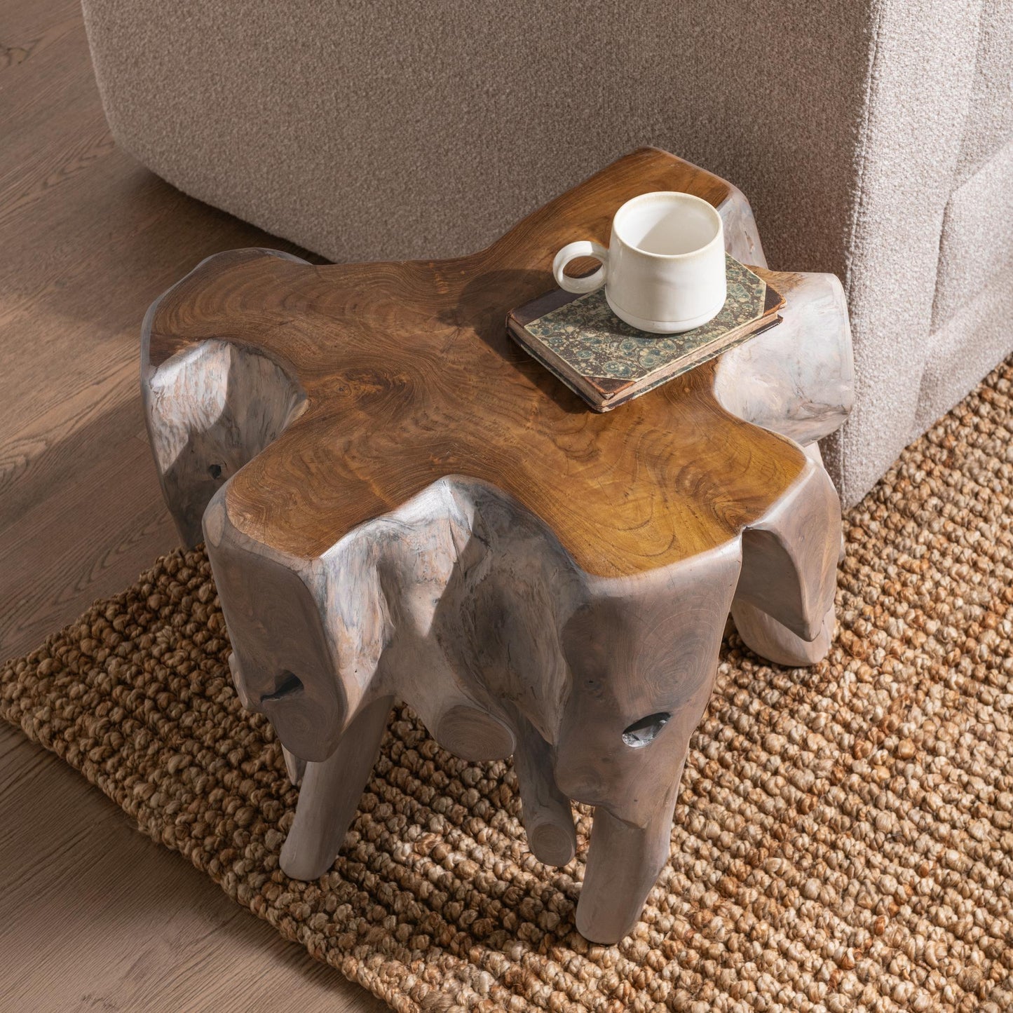 Cypress - Teak Root End Table