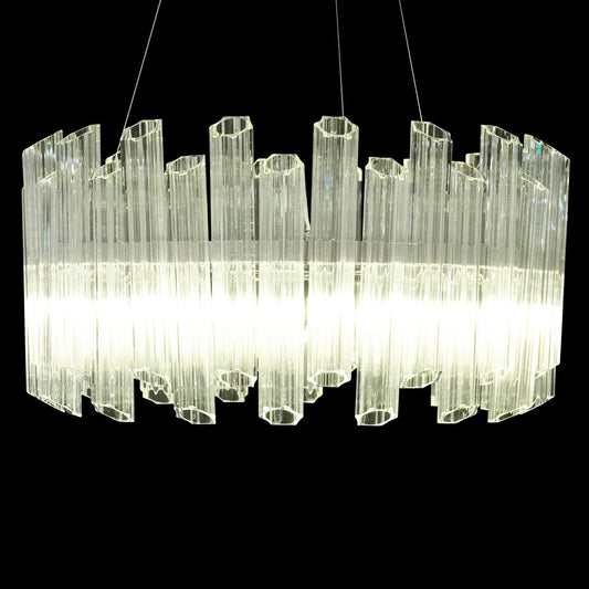 Michael Amini Lighting - Octavious 8-Light Modern Crystal Chandelier - Clear