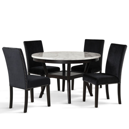 Celeste - Round Dining Table - Espresso