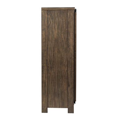 Thornwood Hills - Sliding Door Chest - Rock Beaten Brown