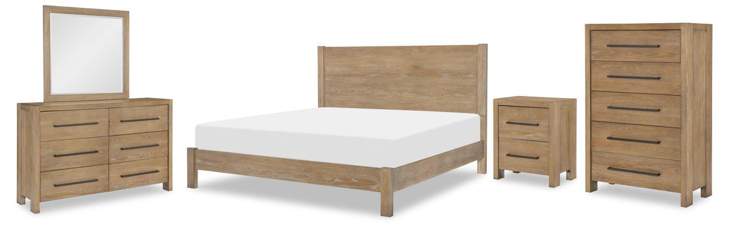 Horizons - 6 Drawers Dresser - Weathered Oak
