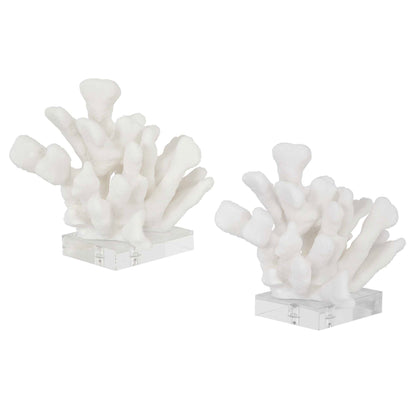 Charbel - Bookends (Set of 2) - White
