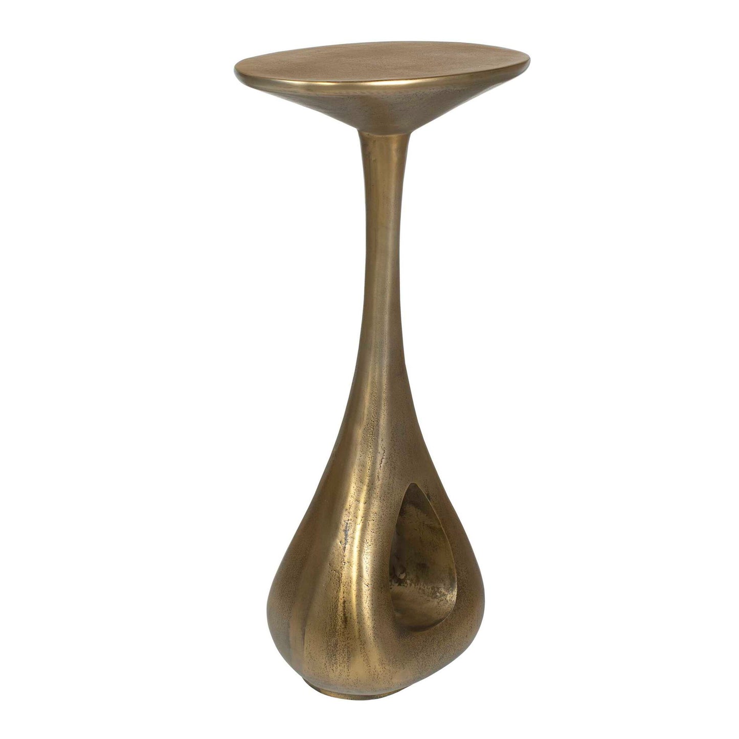 Tolstoy - Indoor-Outdoor Accent Table - Brass