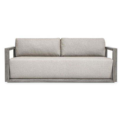 Remsen - Outdoor Sofa - Weathered Gray / Dove