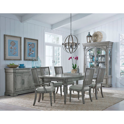 Madison Ridge - Farmhouse Leg Table - Light Oak