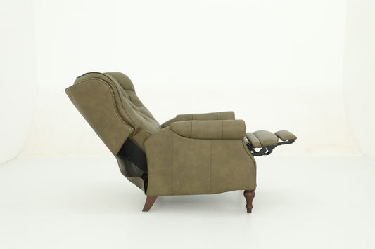 Kendall - Recliner Push Thru The Arm - Oasis-Olive