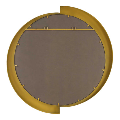 Reverse - Round Mirror - Dark Brown