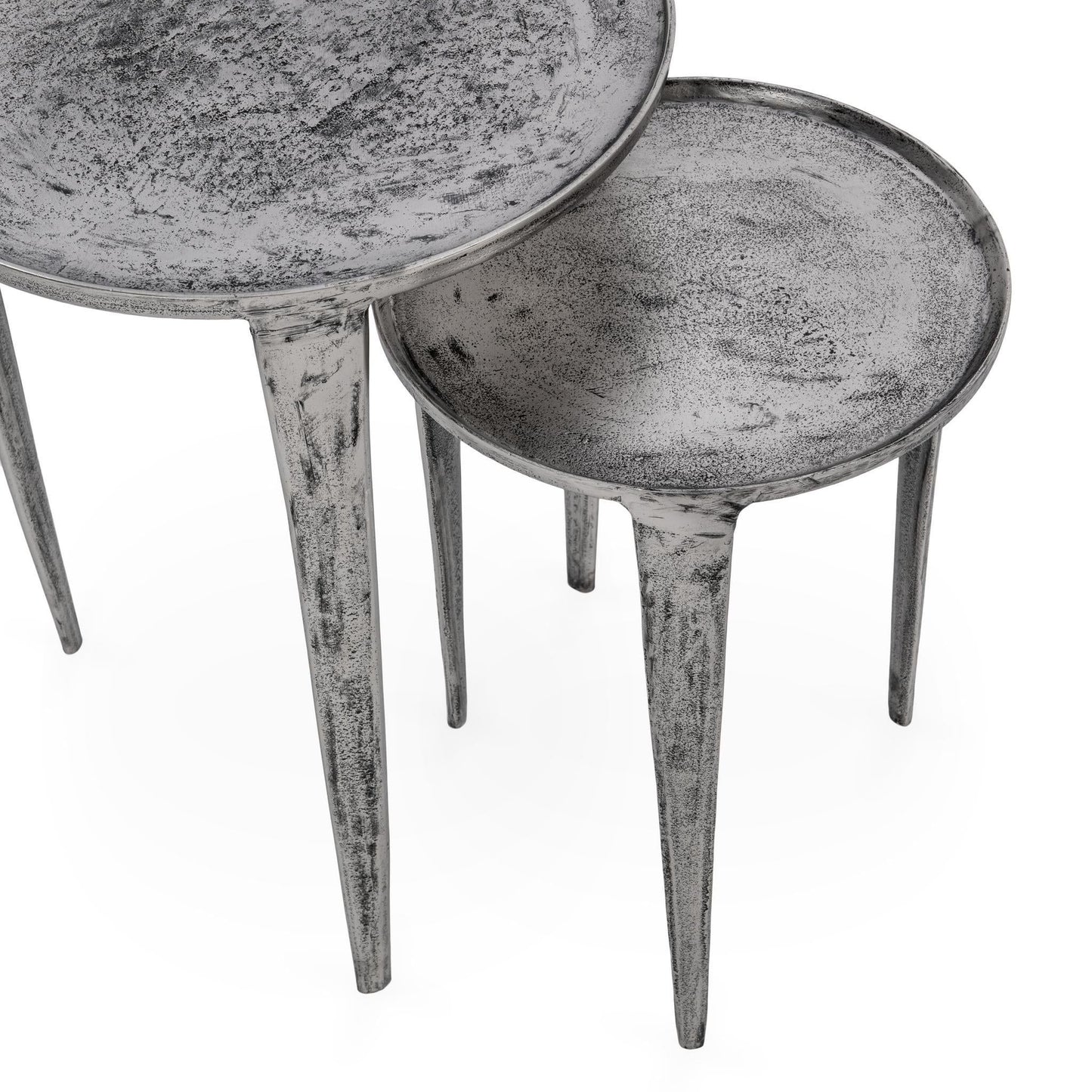 Elinor - Nesting Accent Tables (Set of 2) - Nickle