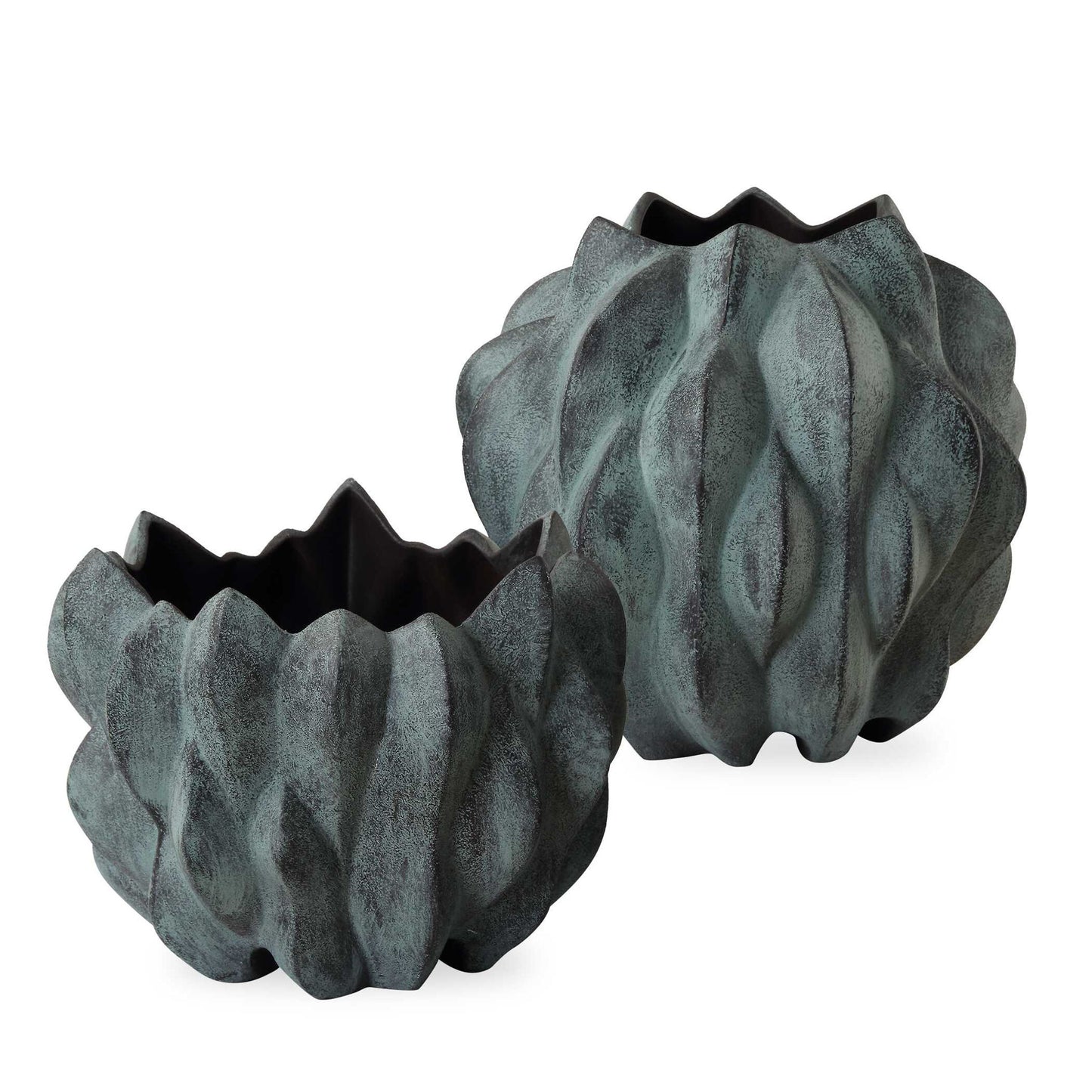 Verdant - Vases (Set of 2) - Bronze