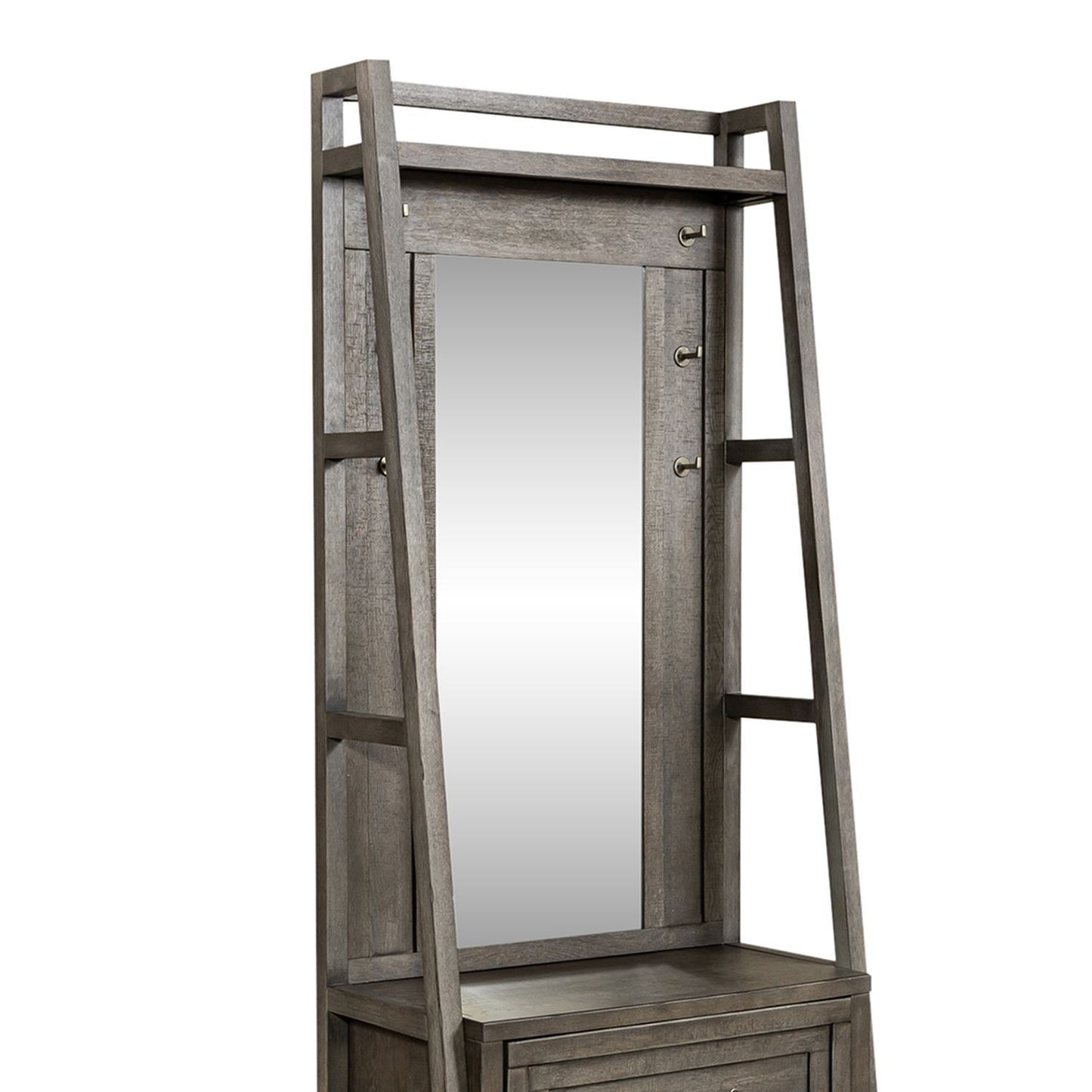 Modern Farmhouse - Hall Tree Top - Dusty Charcoal