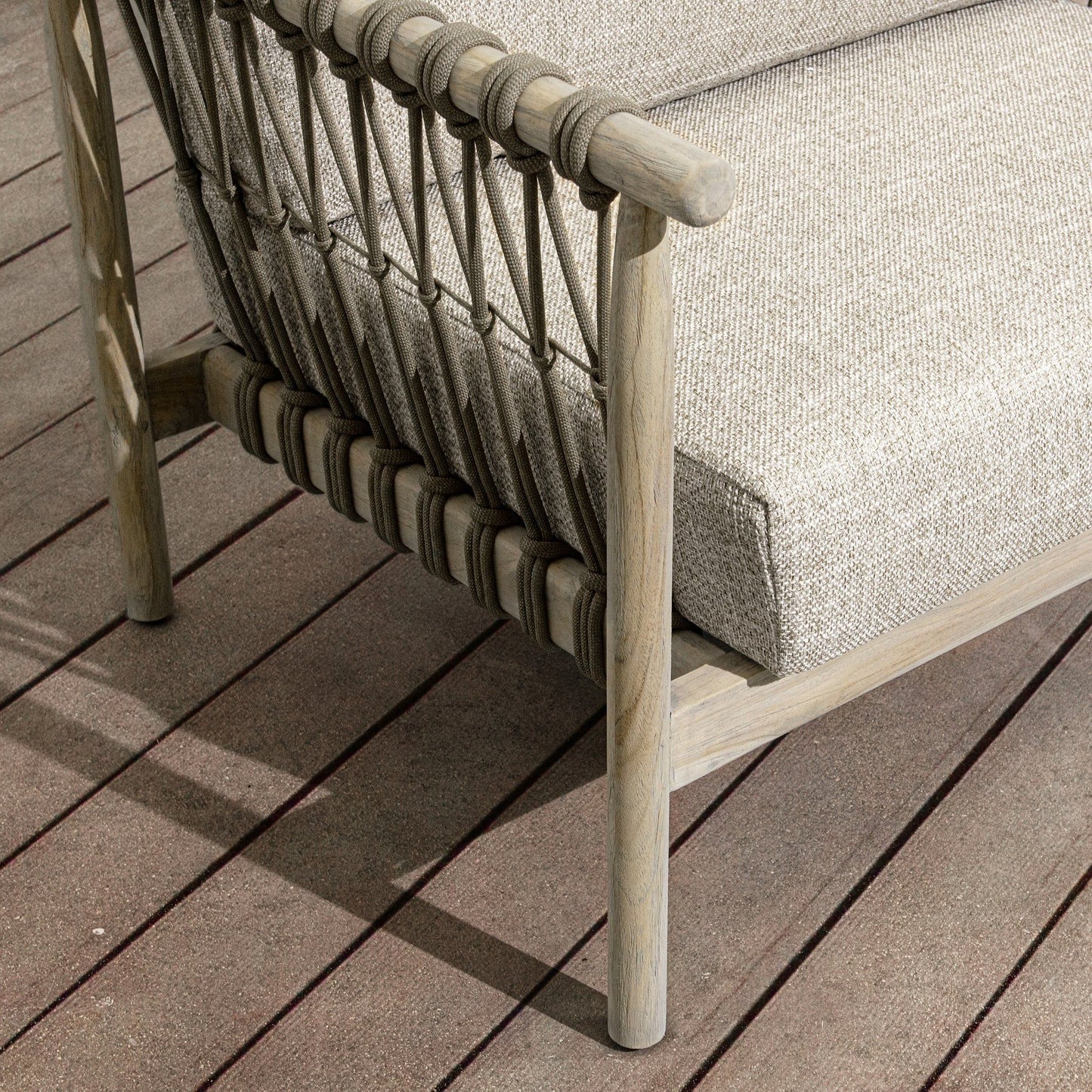 Leo - Outdoor Accent Chair - Taupe