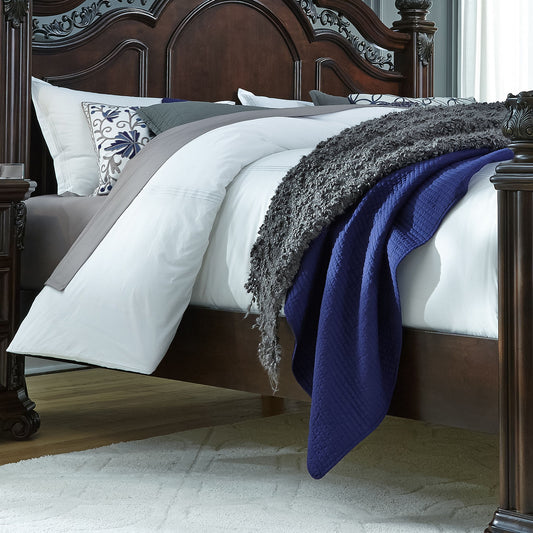 Messina Estates - California King Poster Rails - Cognac