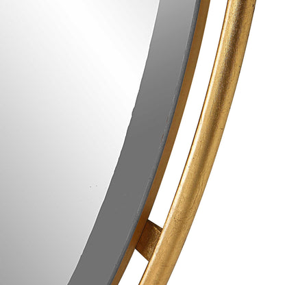 Canillo - Round Mirror - Gold