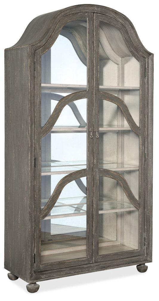 Alfresco - Costa Display Cabinet - Dark Gray