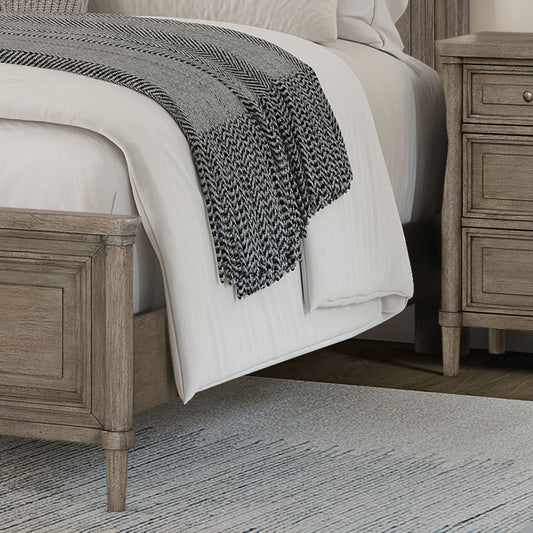 Rochelle Park - California King Panel Bed Rails - Smokey Taupe